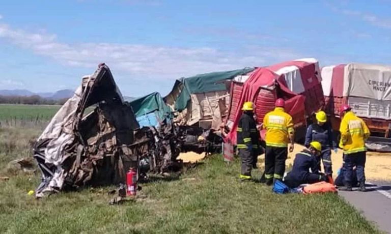 Murió un camioneros en choque frontal en la Ruta 33 | El Orden de Pringles