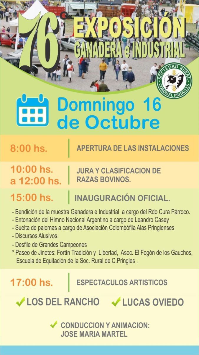 Todo listo y en marcha para la gran fiesta que une al campo y la ciudad