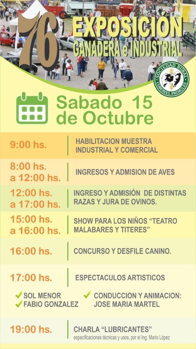 Todo listo y en marcha para la gran fiesta que une al campo y la ciudad