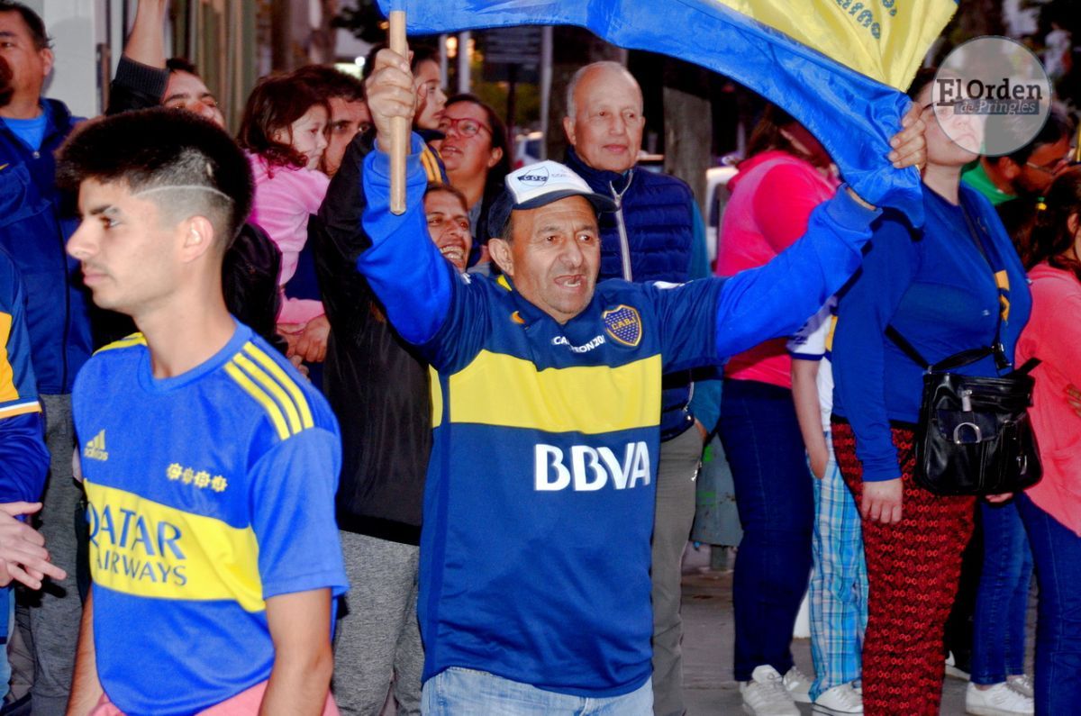 Boca fue Campeón y se festejó en el centro pringlense