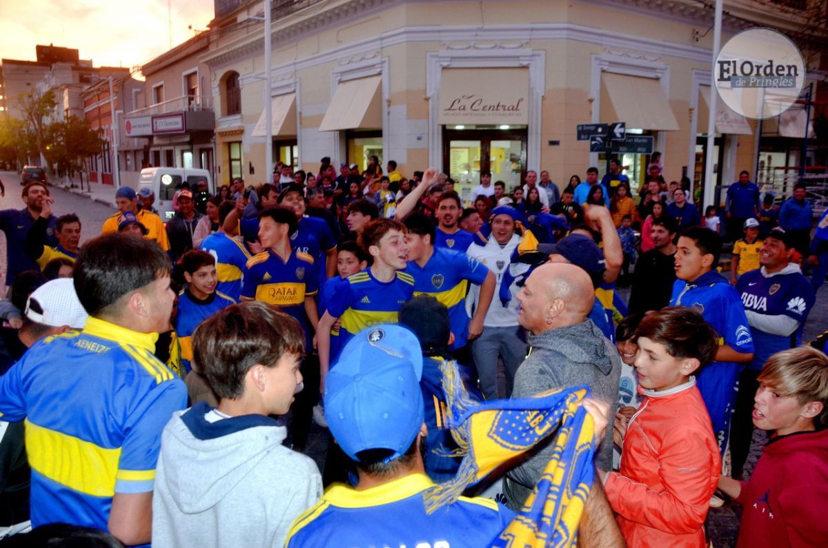 Boca fue Campeón y se festejó en el centro pringlense