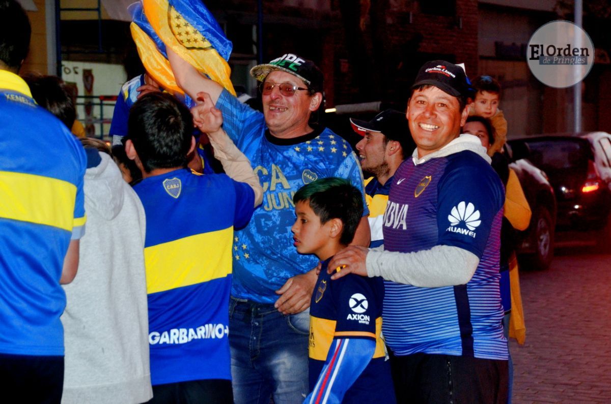 Boca fue Campeón y se festejó en el centro pringlense