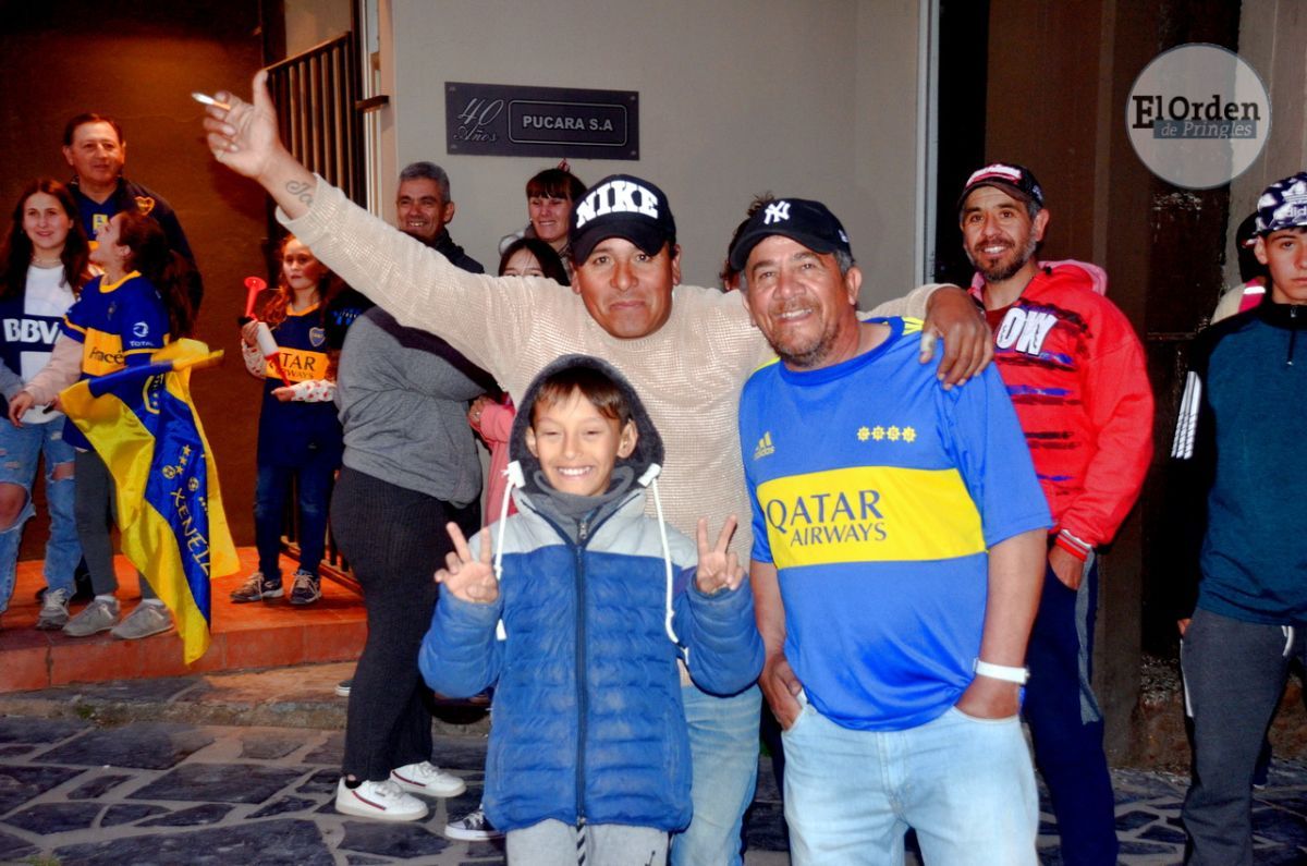 Boca fue Campeón y se festejó en el centro pringlense