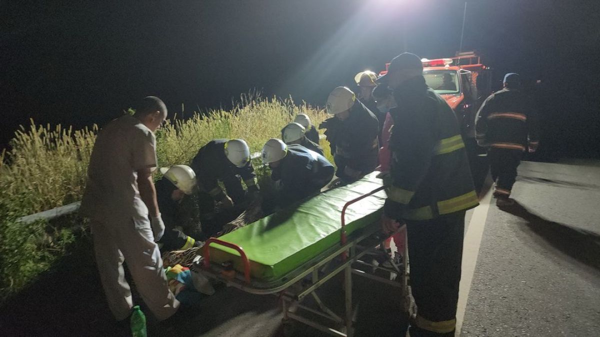 Un camión volcó en Ruta 51 y horas después se incendió