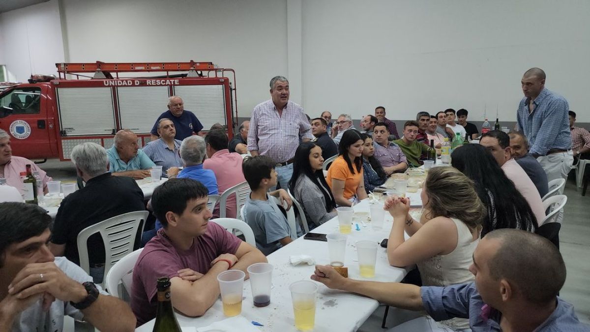 Cena de fin de año de bomberos voluntarios
