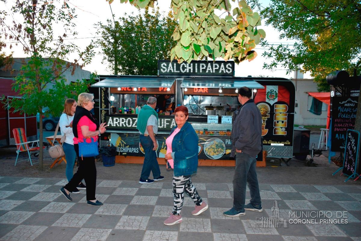 Alta aceptación  por la Feria Gastronómica en la Plaza San Martín