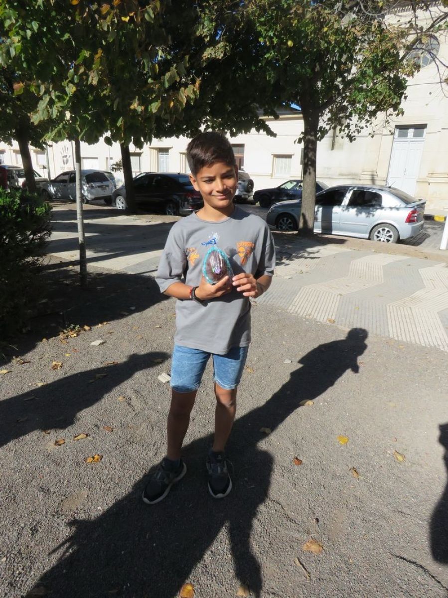 Más de un centenar de chicos participaron en la búsqueda de los Huevos de Pascua