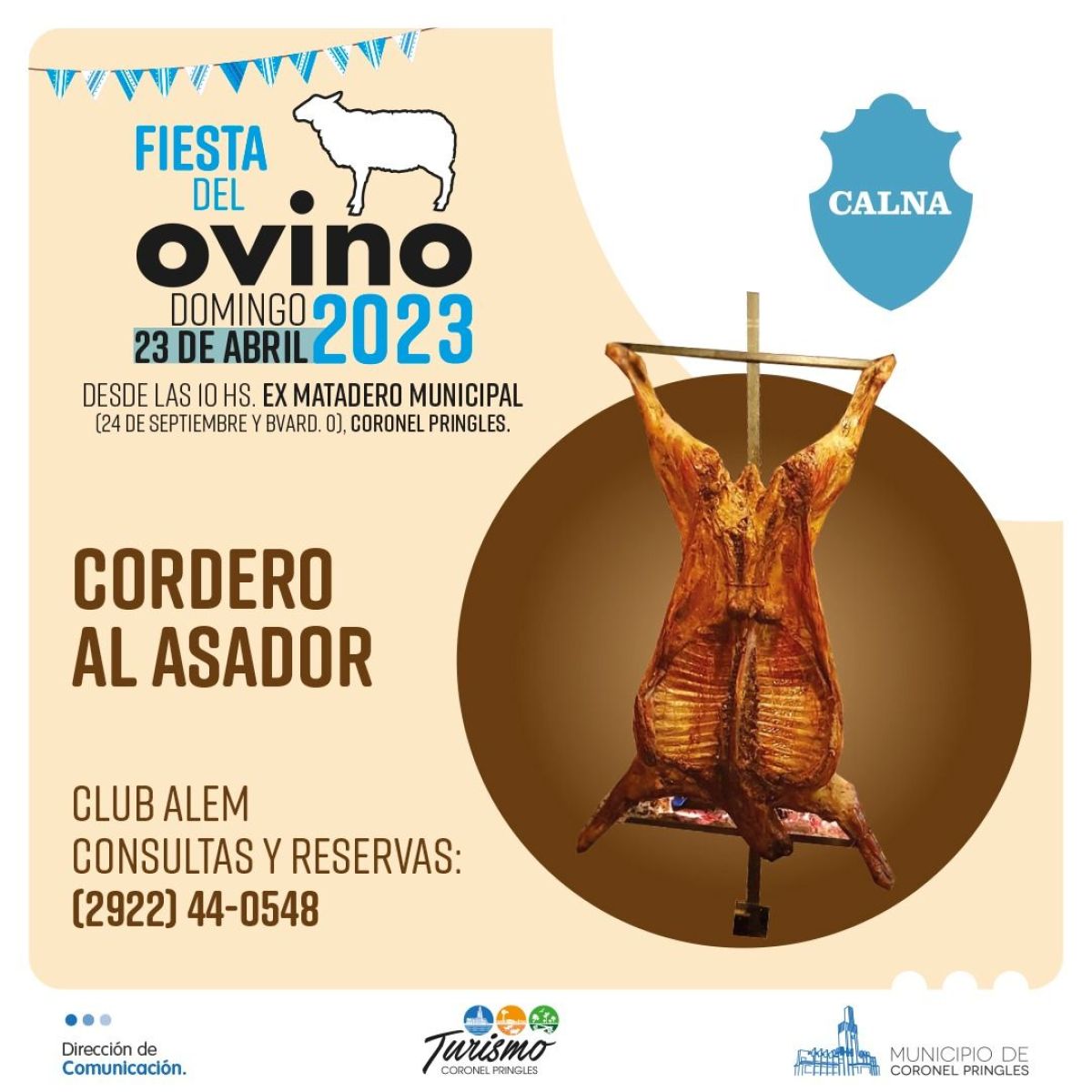 Todo listo para disfrutar y degustar de la “Fiesta del Ovino 2023