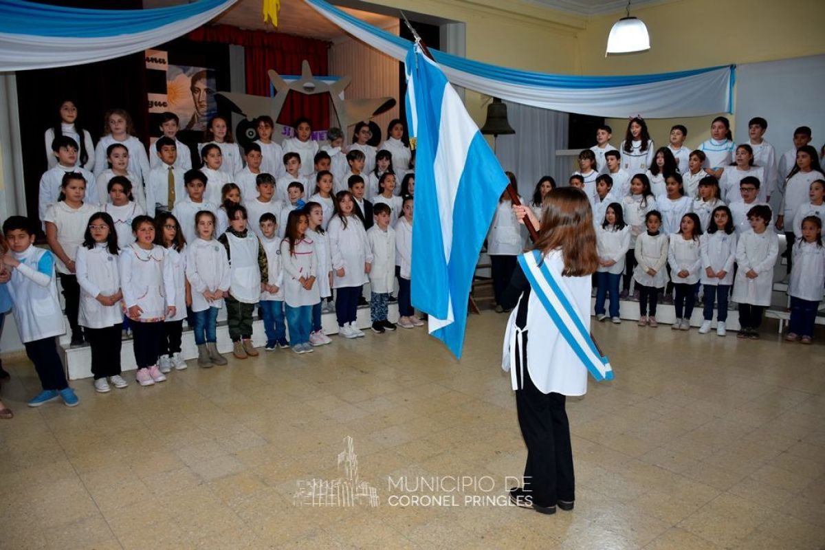 Con patriotismo y emotivo acto se recordó al General Manuel Belgrano
