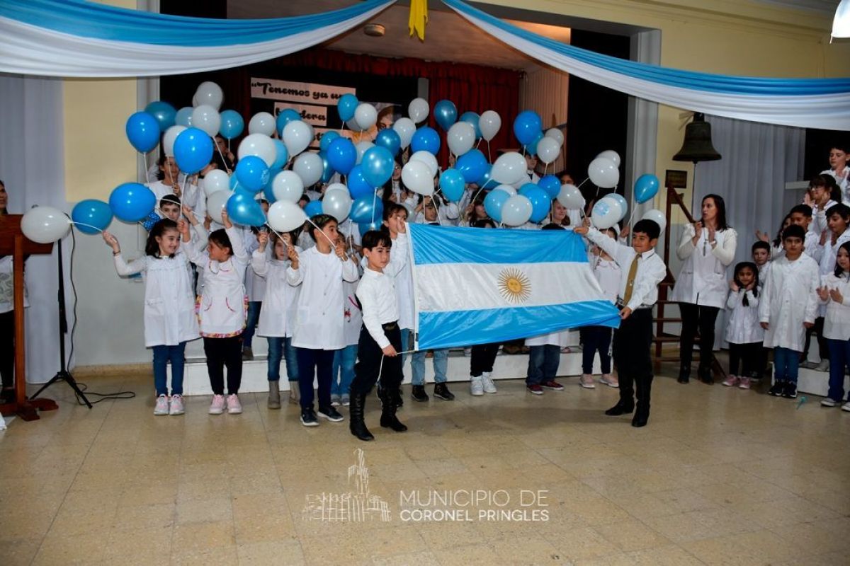 Con patriotismo y emotivo acto se recordó al General Manuel Belgrano