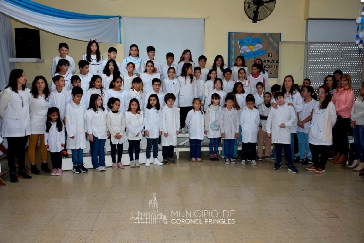 Con patriotismo y emotivo acto se recordó al General Manuel Belgrano