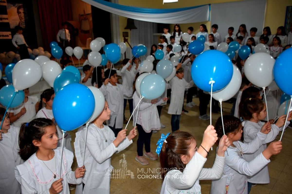 Con patriotismo y emotivo acto se recordó al General Manuel Belgrano